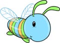 Cute Insect Vector Illustration