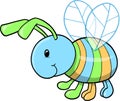 Cute Insect Vector Illustration