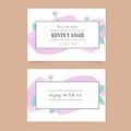 Cute invitation cards to wedding