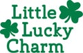 Cute irish text - Little lucky charm