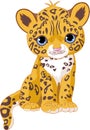 Cute Jaguar Cub Royalty Free Stock Photo