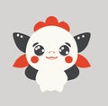 Cute japanese character vector