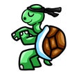 Cute Karate Turtle