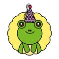 cute kawaii frog party hat