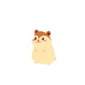 Cute kawaii hamster icon