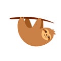 Cute kawaii sloth icon