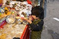 Cute kid shopping at Data Darbar shrine Royalty Free Stock Photo