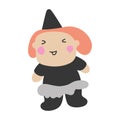 Cute Kids Character. Vector illustration kid wearing party costumes