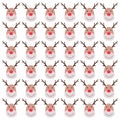 Cute Kids Reindeer Pattern Texture Background