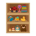 cute kids toys icon Royalty Free Stock Photo