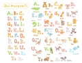 Cute kids zoo alphabet