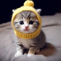 Cute kitten with innocence face Royalty Free Stock Photo