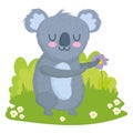 cute koala cartoon Royalty Free Stock Photo