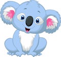 Cute koala cartoon Royalty Free Stock Photo