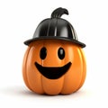 Cute Kwanzaa Jackolantern 3d Render With Construction Worker Hat