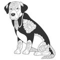 Cute labrador dog design
