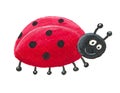 Cute Ladybug looking right