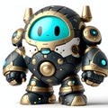 A cute large armor robot.