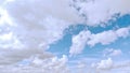 cute large bright clouds in the blue sky backdrop - photo of nature