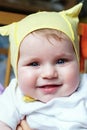 Cute laughing baby Royalty Free Stock Photo