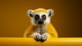 Extreme Minimalist Photography: Capturing The Essence Of A Cute Lemur