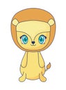 cute lion adorable character