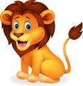 Cute lion cartoon Royalty Free Stock Photo