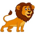 Cute lion cartoon