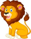 Cute lion cartoon Royalty Free Stock Photo