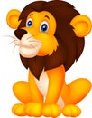 Cute lion cartoon