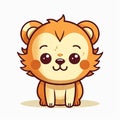 Cute Lion Clipart for Kids\' Crafts and Designs.