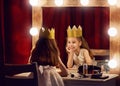 Cute little actress. Royalty Free Stock Photo