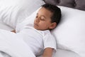 Cute little African-American boy sleeping Royalty Free Stock Photo