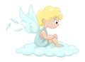Cute little angel Royalty Free Stock Photo