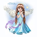 Cute little angel Royalty Free Stock Photo