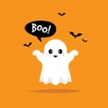 Cute little baby ghost Royalty Free Stock Photo