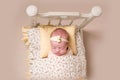 Cute little baby sweetly sleeping Royalty Free Stock Photo