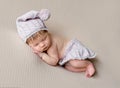 Cute little baby sweetly sleeping Royalty Free Stock Photo