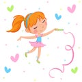 Ballerina party - Adorable little ballerina girl