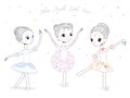 Cute little ballerinas