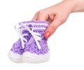 Cute little bootee Royalty Free Stock Photo