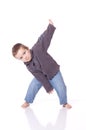 Boy dancing Royalty Free Stock Photo