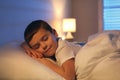 Cute little boy sleeping at home Royalty Free Stock Photo