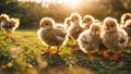 bird bird little chickens the farm color adorable small fluffy