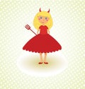 Cute Little Devil Royalty Free Stock Photo