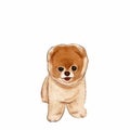 Cute little dog like a teddy bear Royalty Free Stock Photo