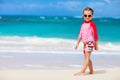Cute little girl at beach Royalty Free Stock Photo