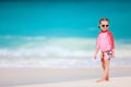 Cute little girl at beach Royalty Free Stock Photo