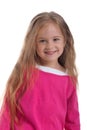 Cute little girl with long hair Royalty Free Stock Photo