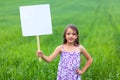 Cute little girl on neutral background Royalty Free Stock Photo